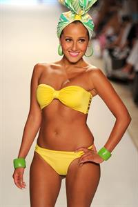 Adrienne Bailon Mercedes Benz Fashion Week Swim at the Raleigh - July 15, 2011