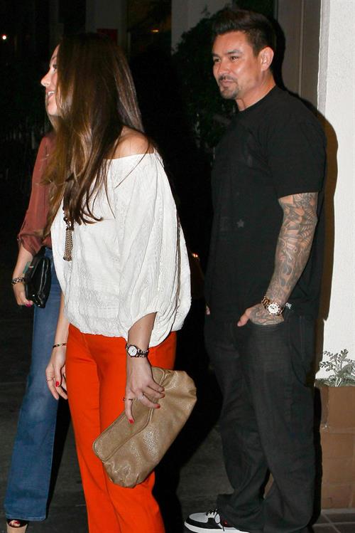 Minka Kelly leaving Madeo restaurant Los Angeles on March 24, 2012 
