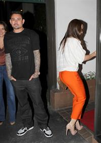 Minka Kelly leaving Madeo restaurant Los Angeles on March 24, 2012 