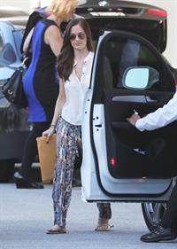 Minka Kelly leaves a meeting in Century City January 17, 2013 