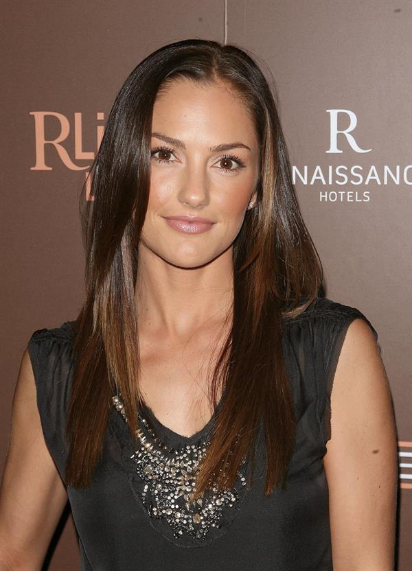 Minka Kelly RLife Live launch at R Lounge October 29, 2010 