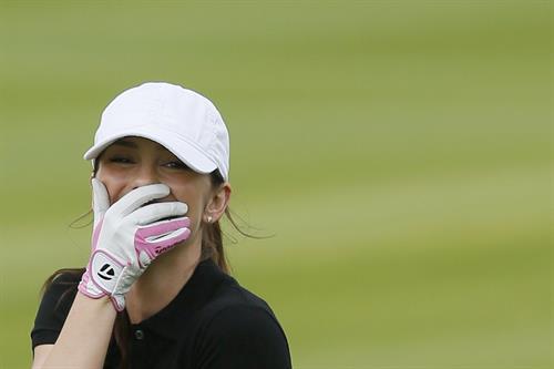 Minka Kelly Mission Hills World Celebrity Pro-Am golf tournament in Haikou - October 20, 2012 