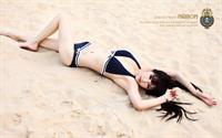 Shi Zi Jia in a bikini