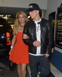 Paris Hilton enjoys a night out with her boyfriend in Beverly Hills on June 6, 2013