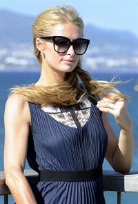 Paris Hilton Visting  Amnesia Port Forum Project  August 9, 2013
