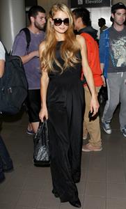 Paris Hilton arrive at LAX Airport 9/30/13