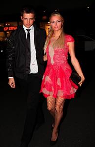 Paris Hilton Christmas dinner at Mr Chow December 15, 2012 