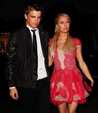 Paris Hilton Christmas dinner at Mr Chow December 15, 2012 