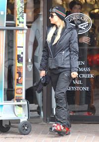 Paris Hilton enjoying a day in the mountains of Aspen December 18, 2012 
