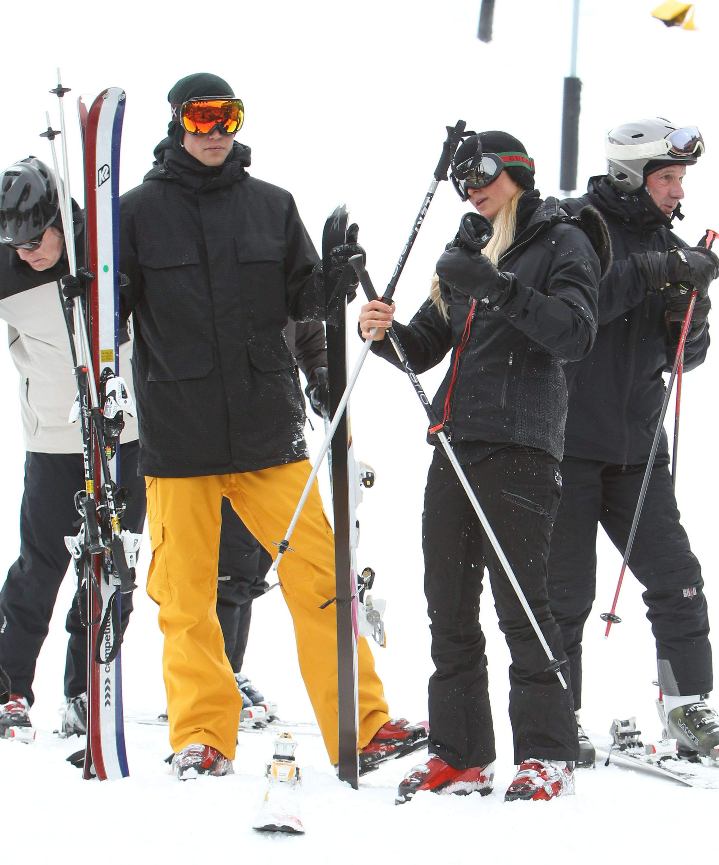 Paris Hilton enjoying a day in the mountains of Aspen December 18, 2012 