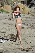 Bella Thorne in a bikini in Malibu on August 18, 2014