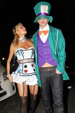 Paris Hilton - Halloween Party in Beverly Hills 10/26/12