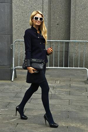 Paris Hilton Leaves Federal Court in NYC June 4, 2012