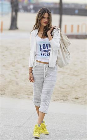 Adriana Lima and Alessandra Ambrosio Photoshoot in Venice beach March 7, 2013