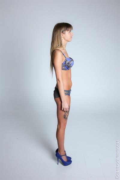 Sexy teen Olivia posing with lingerie and nude