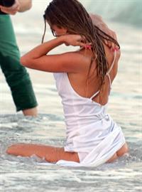 Nina Agdal Photoshoot for Bebe in Miami - November 12, 2013 