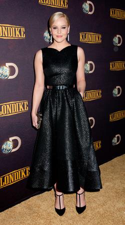 Abbie Cornish Klondike Premiere January 16, 2014