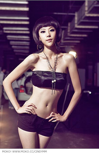 Cindy Chang Meng in a bikini