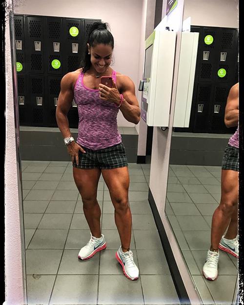 Marie Bouchalova taking a selfie