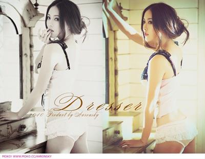 Miranda Zhao Yu Fei in lingerie