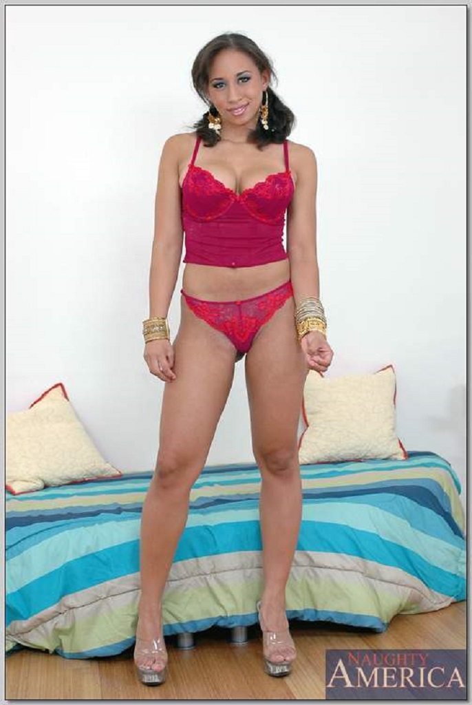 Aurora Jolie in lingerie