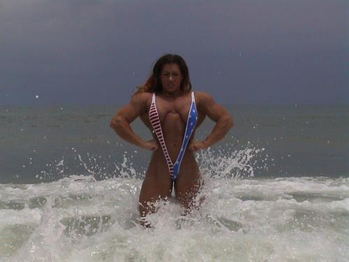 Isabelle Turell in a bikini