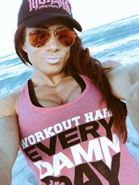 Isabelle Turell taking a selfie