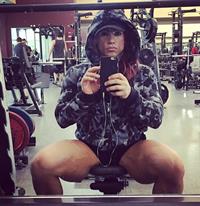 Isabelle Turell taking a selfie