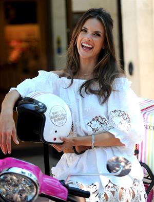 Alessandra Ambrosio Victoria's Secret Bombshell Tour in Miami 2/6/2011