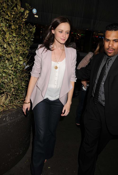 Alexis Bledel at the MTV Seven Studios in New York City 11-04-2011