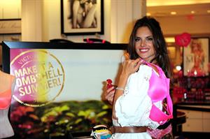 Alessandra Ambrosio Victoria's Secret Bombshell Tour in Miami 2/6/2011
