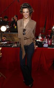 Alessandra Ambrosio backstage Victoria's Secret Fashion Show 2010 