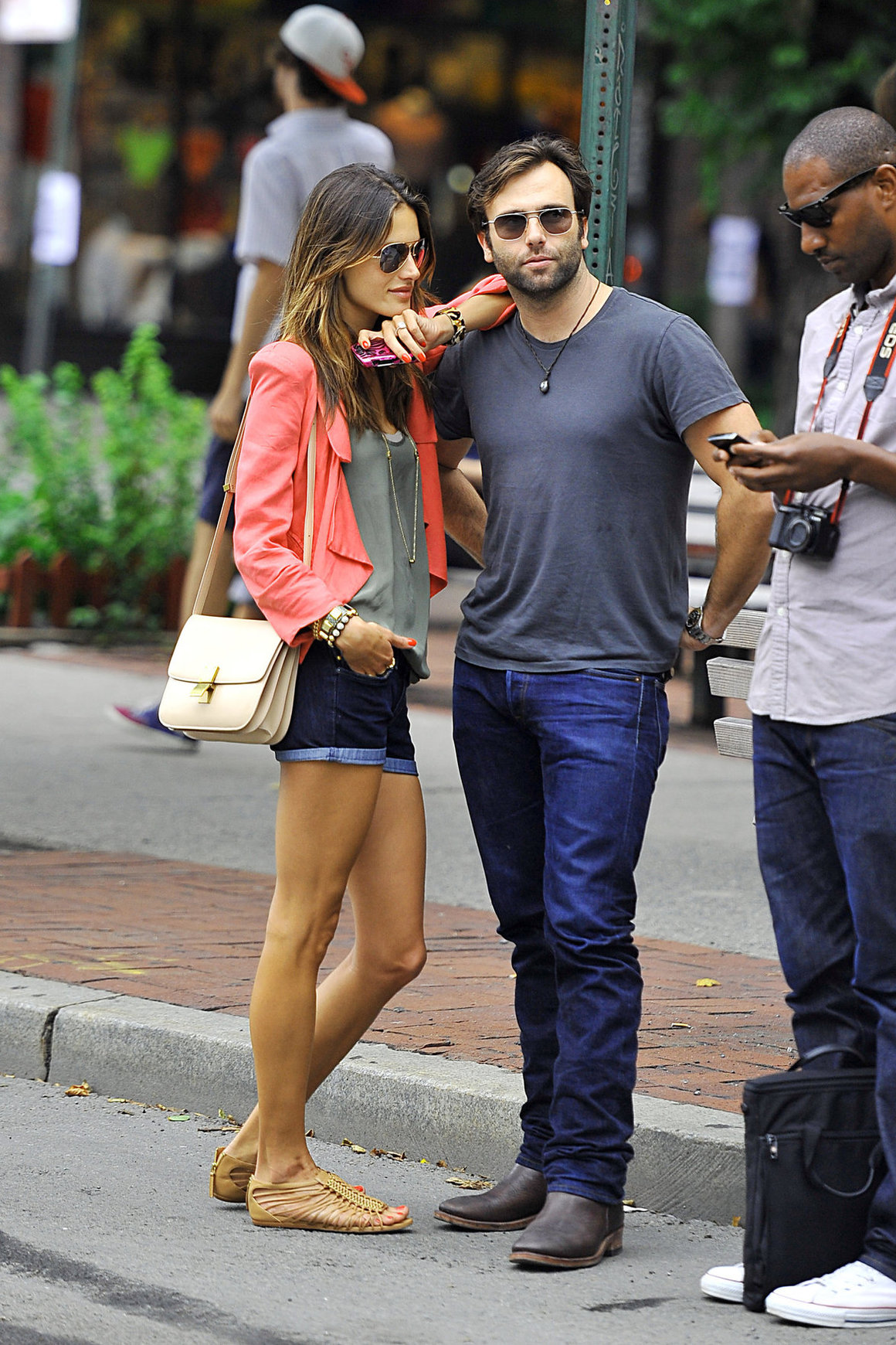 Alessandra Ambrosio Bar Pitti in New York City on June 23, 2011 