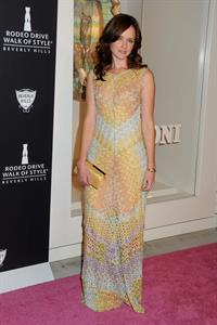 Alexis Bledel Rodeo Srive Walk of Style Award honoring Iman and Missoni on October 23, 2011 