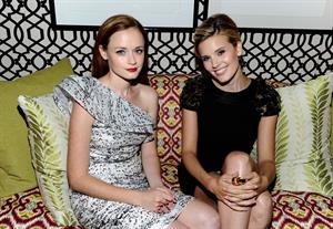 Alexis Bledel Monique Lhuillier Spring 2011 fashion show on September 13, 2010