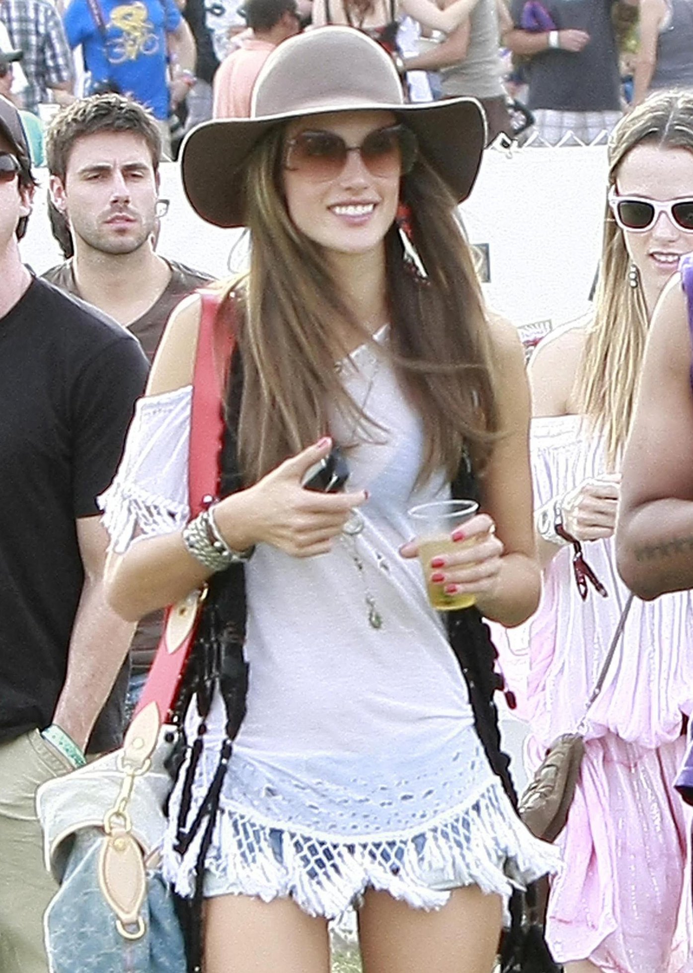 Alessandra Ambrosio Pictures Alessandra Ambrosio at day 2 of the Coachella Music and Arts Festival in Indio on April 18, 2010