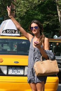 Alessandra Ambrosio AT&T store in New York City on July 16, 2010 