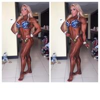 Minna Pajulahti in a bikini