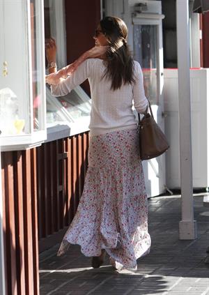 Alessandra Ambrosio at Country Mart in Brentwood on February 1, 2012 
