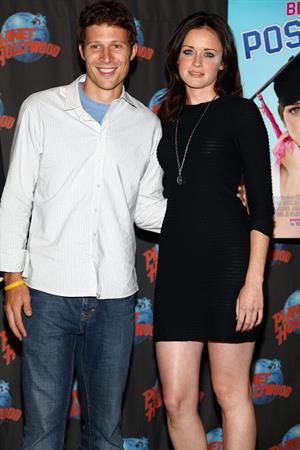 Alexis Bledel to promote Post Grad with a memorabilia donation at Planet Hollywood in New York City