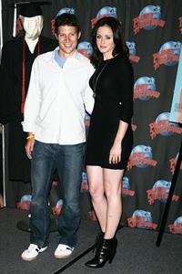 Alexis Bledel to promote Post Grad with a memorabilia donation at Planet Hollywood in New York City