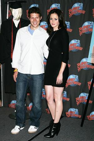 Alexis Bledel to promote Post Grad with a memorabilia donation at Planet Hollywood in New York City