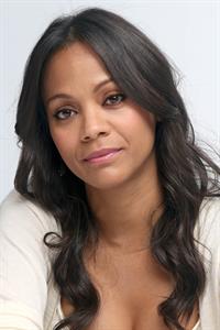 Zoe Saldana Guardians of the Galaxy press conference in Burbank on July 25, 2014