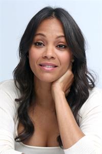 Zoe Saldana Guardians of the Galaxy press conference in Burbank on July 25, 2014