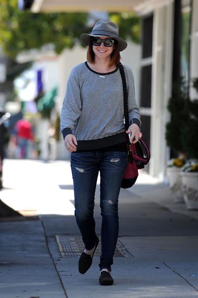 Alyson Hannigan Candids Out in Santa Monica - Apr. 1st, 2014 