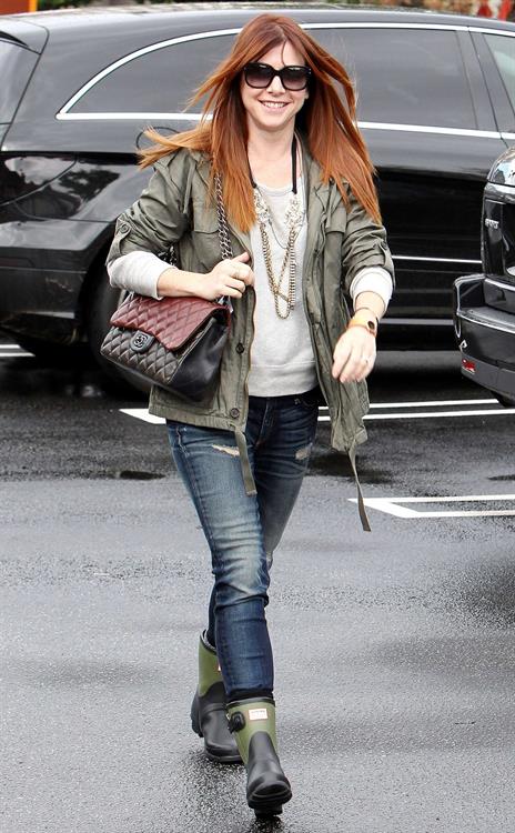 Alyson Hannigan Shopping in Brentwood (November 21, 2013) 