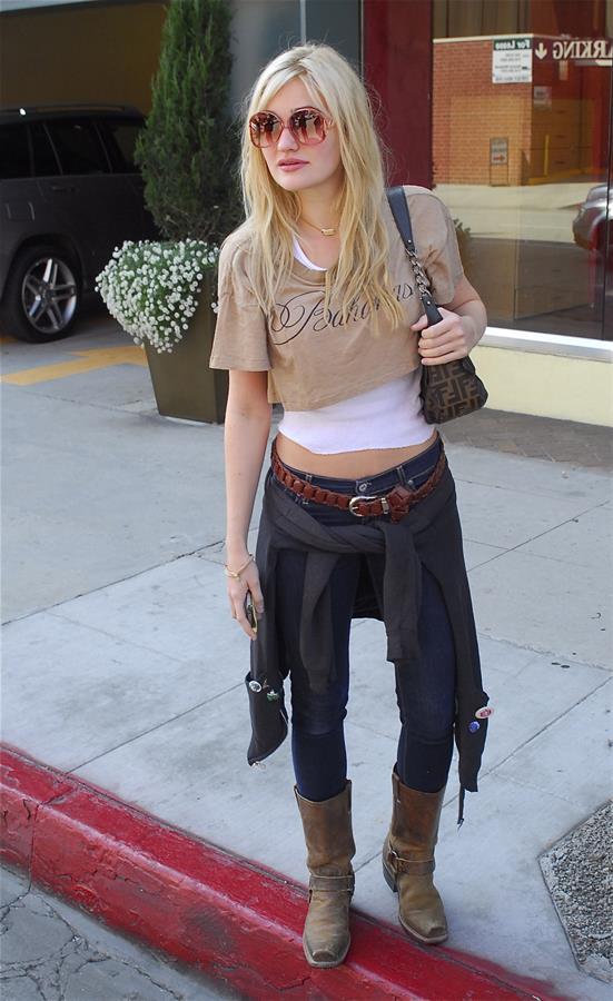 Amanda Michalka in Beverly Hills on February 2, 2012