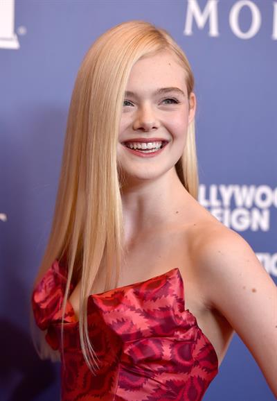 Elle Fanning at Hollywood Foreign Press Associations Grants Banquet on August 14, 2014
