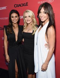 Emmanuelle Chriqui Crackle Original Series Cleaners and Sequestered Summer premiere celebration August 14, 2014