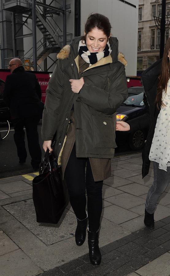 Gemma Arterton - Arrives at the ITV Studios in Waterloo, London (06.02.2013) 